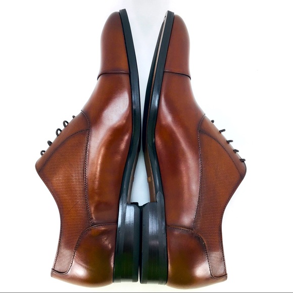 Steve Madden Private Lace-Up Men's Leather Oxfords - Picture 10 of 16